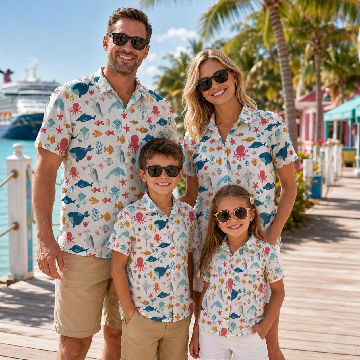 Hawaiian Children's Shirt Plan - Family Tree Print recension och pris