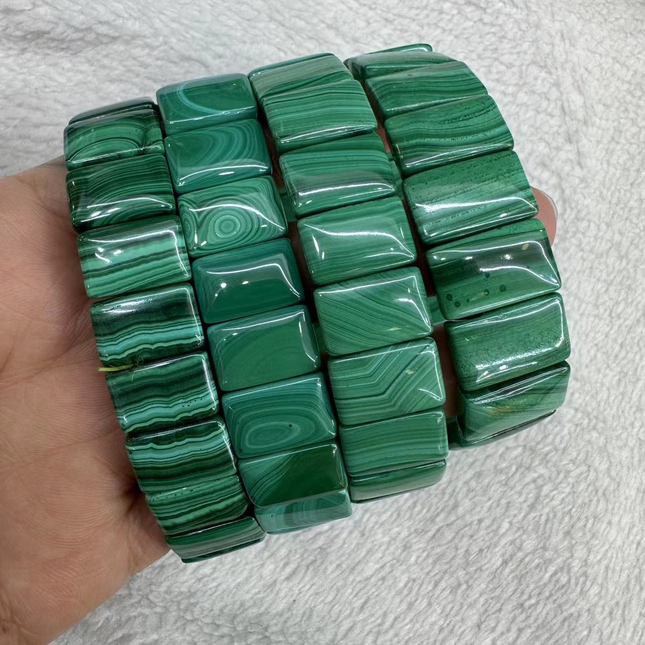 Genuine Natural Green Malachit - Coordinates Bracelet recension och pris