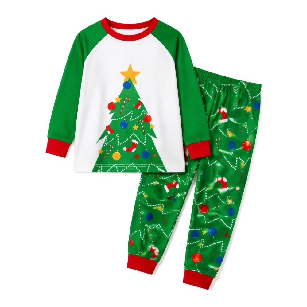 Long Sleeve Christmas Pyjamas  - Family Tree Print recension och pris