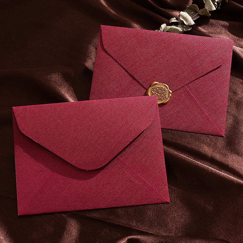 5 Pcs Retro Linen Pattern Enve - Wax Seal Letter Kit recension och pris