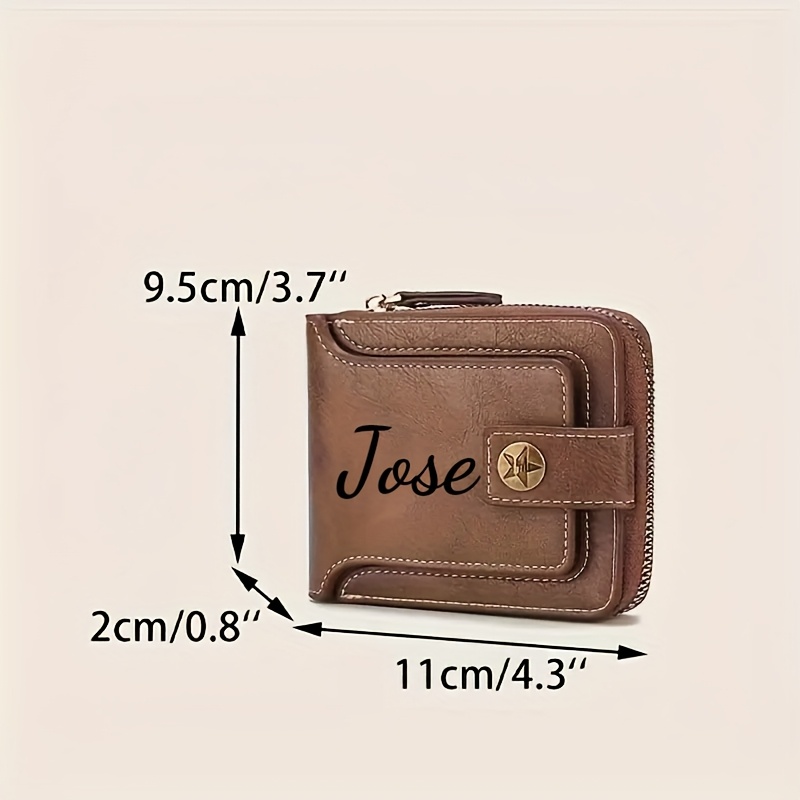 Custom Name Men's Wallet Gift  - Personalized Name Box recension och pris